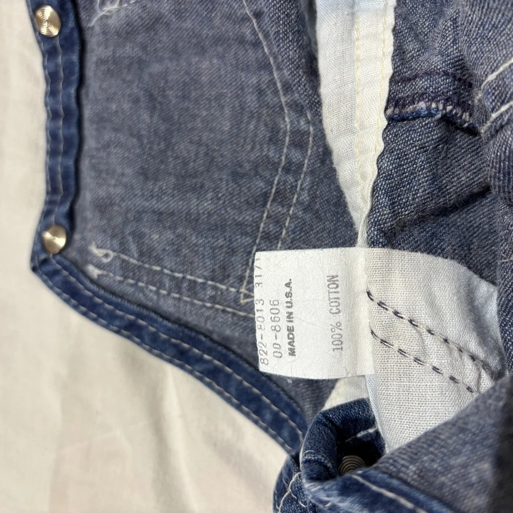 Vintage Oshkosh B'Gosh Infant Baby Denim‎ Overalls Size 3-6 Months Made in USA